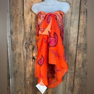 Larioseta Convertible Beach Cover Up - Made in Como Italy - NWT